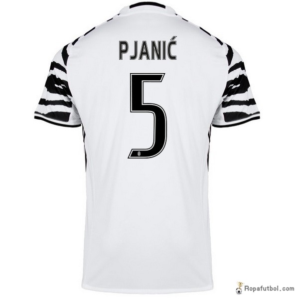 Camiseta Juventus Replica Tercera Ropa Pjanic 2016/17 Blanco